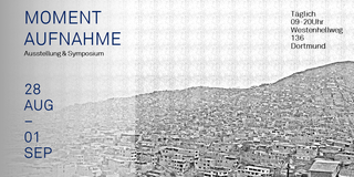 Poster for the event "Momentaufnahme" dealing with the challenges of cities in the Global South 