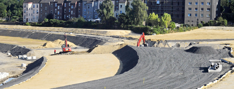 Heavy and large construction work in Dortmund