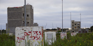 A field with many plots of land for sale
